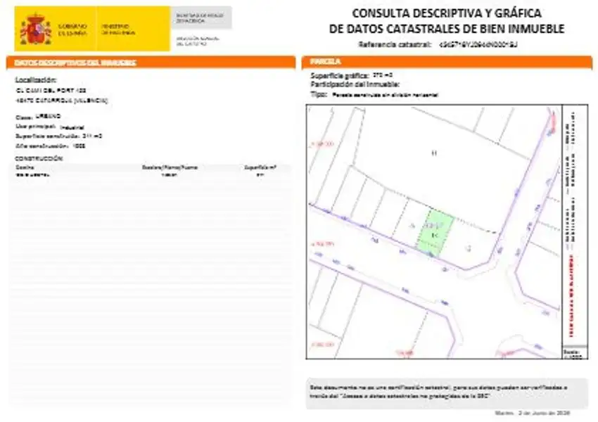 Nave en Venta en Catarroja